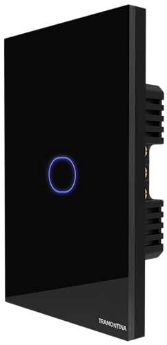 O Crescimento da Automação Residencial: Casas Inteligentes em 2025 11 Tramontina Interruptor Touch Smart Wi-Fi Preto com 1 Canal - Onne