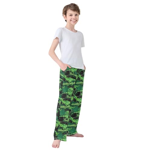 Boys' Pants Military Style Dinosaur Animal Cotton Long Bottoms Jogger Pants Elastic Waist Trousers with Pockets S-XL4