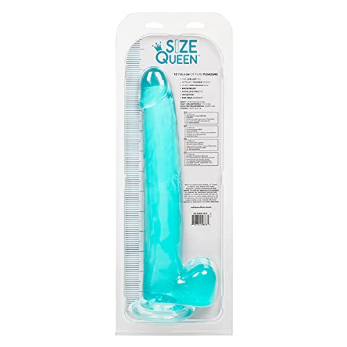 CalExotics Size Queen 12"/30.5 cm Blue - Image 5
