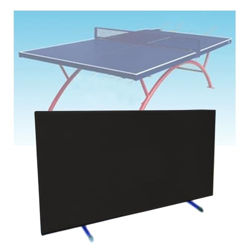 LVLDAWA Table Tennis Baffle, Single Self-Study Training Partitions Screen with Swivel Stand, Can DIY Stadium Contest Surround Barrier Block for Apartments, School (Color : Black, Size : 140X75CM-4PC