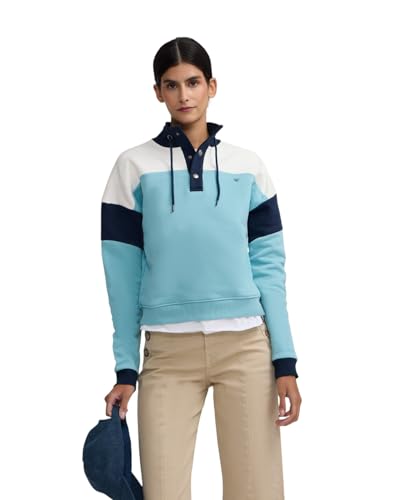 SILBON Sudadera Woman Tricolor Cuello Botones