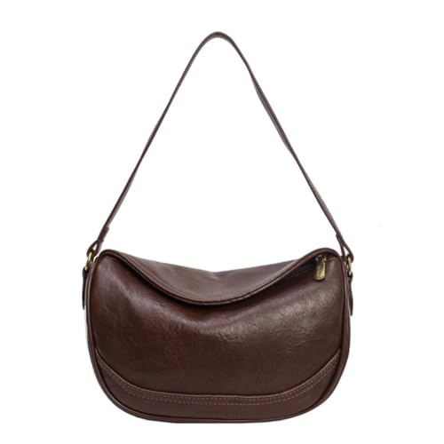 Sac à bandoulière en cuir synthétique au charme rétro pour exprimer votre style