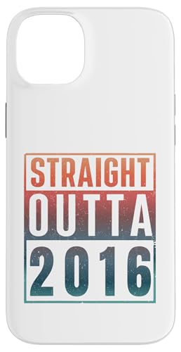 Straight Outta 2016 Birth Of Birthday Classic 2016 Vintage �X�}�z�P�[�X iPhone 14 Plus �p