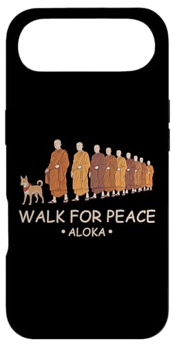 Walk for Peace Monks with Aloka Dog �X�}�z�P�[�X iPhone Air �p