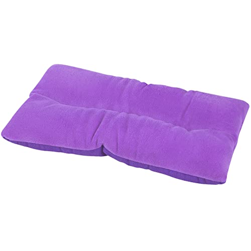 Atsuwell Microwave Heating Pad for Pain Relief - Moist Heat Pad Microwavable for Cramps, Muscles, Joints, Back, Neck and Shoulder - Small Heating Pad for Warm and Cold Compress Therapy (Purple)