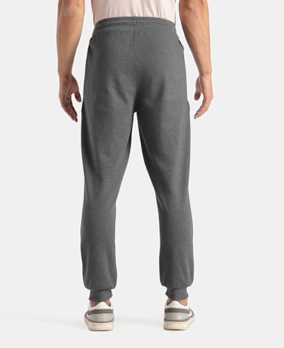 Image of Jockey AM72 Men Super Combed Cotton Rich Regular Fit Jogger with Zipper Pockets