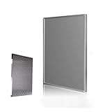 Protezione per olio per grill, scudo termico per camino, pannello isolante da cucina per forno e microonde, design magnetico, 60 x 120 cm, ignifugo e durevole