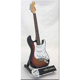 RICHIE SAMBORA Guitare Miniature avec médiator Bon Jovi - Les Beatles, Paul McCartney, John Lennon, RIngo Starr, George Harrison