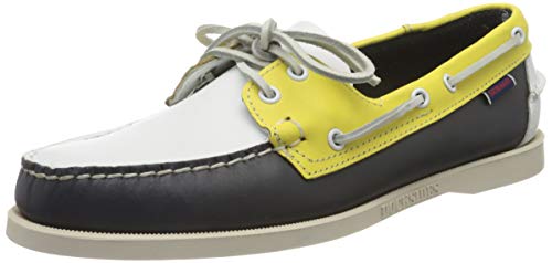 Sebago Portland Spinnaker, Náuticos Hombre, Multicolor (Navy/Yellow/White 973), 40 EU