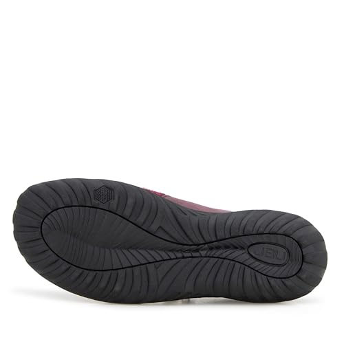 Image of JBU Women's Elodie Comfortable Casual Flexible Arch Support APMA Accepted Side-Zip Walking Flat