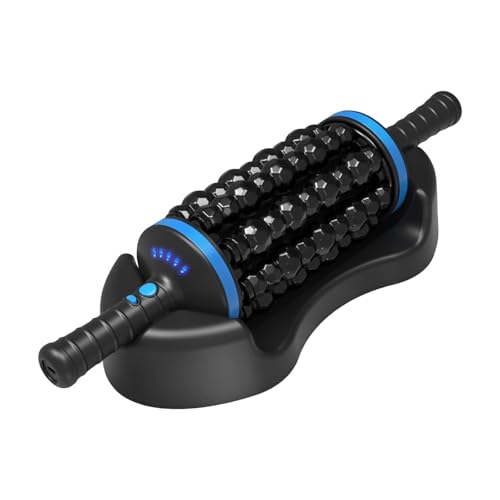 Appareil de massage portable bleu pour la récupération des jambes après le sport