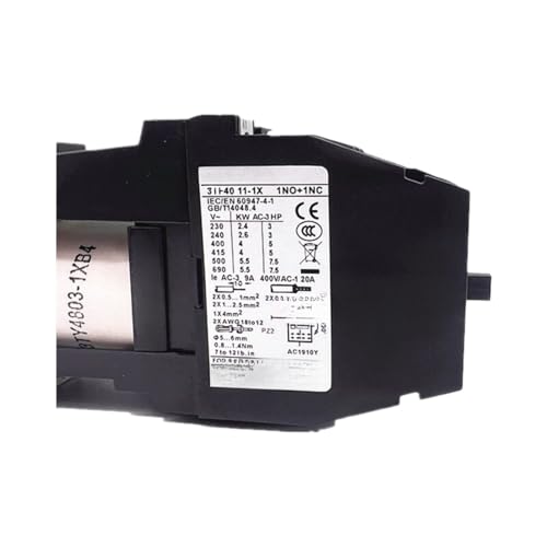 Contacteur 3TF4011-1XB4 évite la surchauffe des moteurs industriels sous alimentation 24V