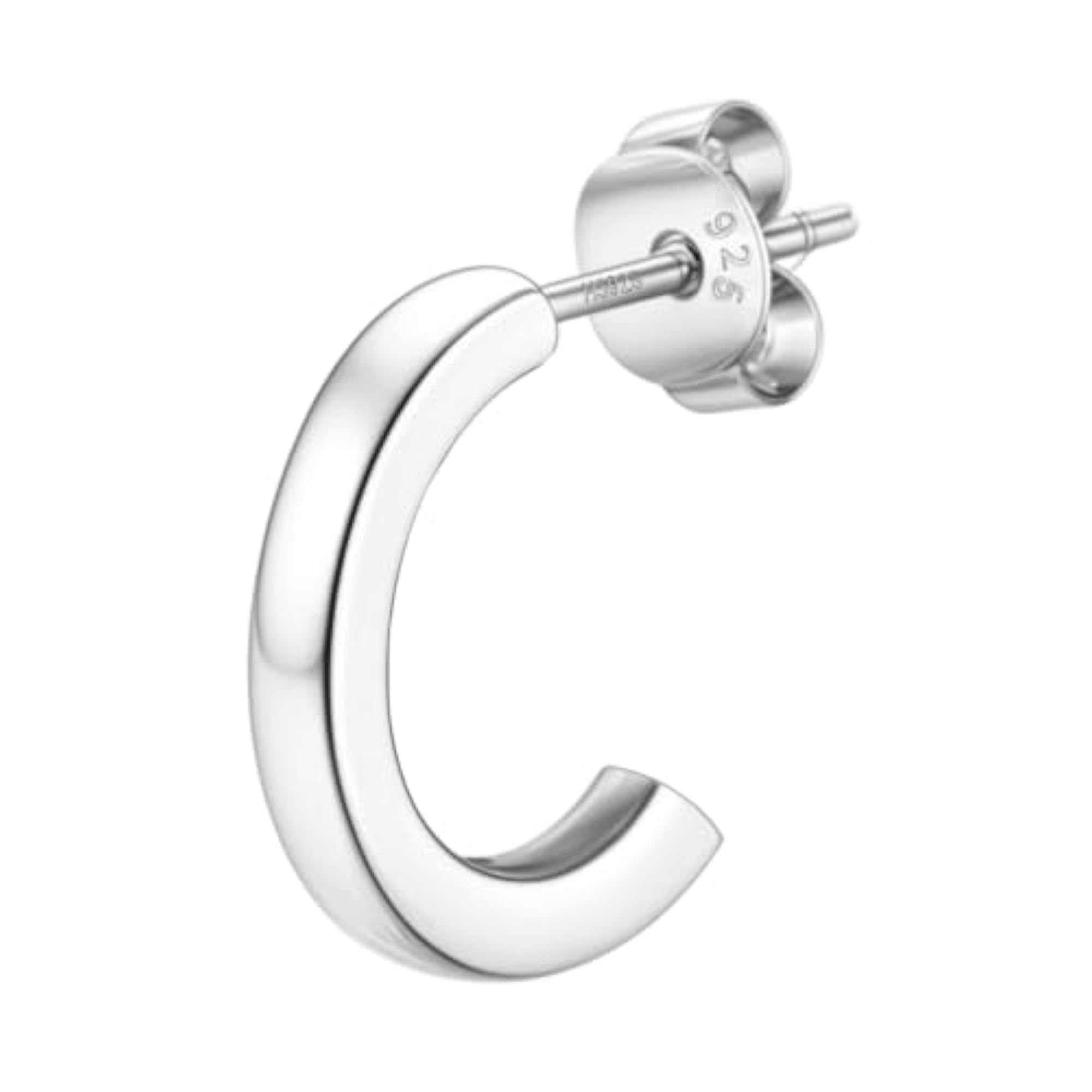 Men's Designer 925 Silver Hoop Styled Earring