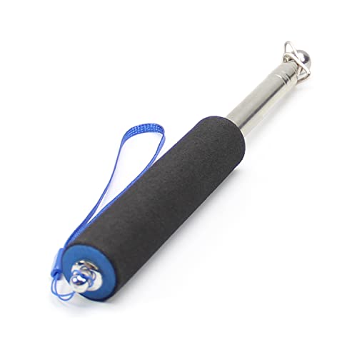 Image of Othmro 3Pcs Hollow Telescopic Teachers Pointer, Teaching Pointer Stick for Classroom, Metal Hand Retractable Pointer Extended Length 39.4 inch, Handheld Presenter Whiteboard Pointer (Blue)