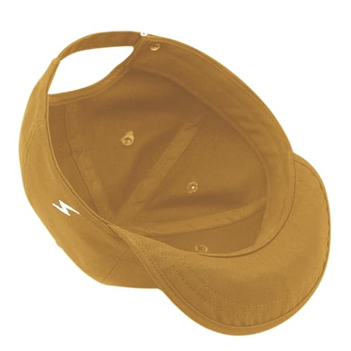 Image of FASHIXD XXL Up-Turn Short Brim Baseball Cap for Men Short Bill Trucker Hat Casual Peaked Cap