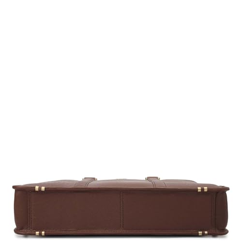 Image of Da Milano Leather Laptop Bag for Men & Women - Fits Up To 15 inch Laptop (1986A)