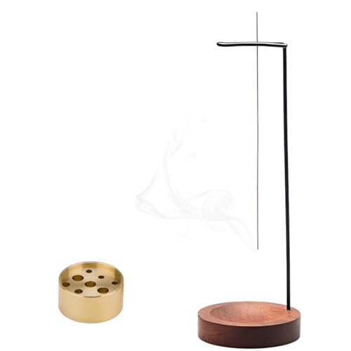 YUVKIN Porte-Encens en Bois Design Moderne Support pour Bâtons et Cônes d'Encens Décoration Maison Bureau Yoga Méditation