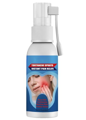 Spray para Dientes y Encías,Spray Tratamiento Inmediato de los Dientes,Aliviar el Dolor de las Encías,para el Dolor de Muelas,20ml