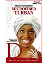 Donna Microfiber Turban White, 1 Pound