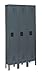 GRAINGER APPROVED Unassembled Locker, W 36, D 18, H 78, Gray