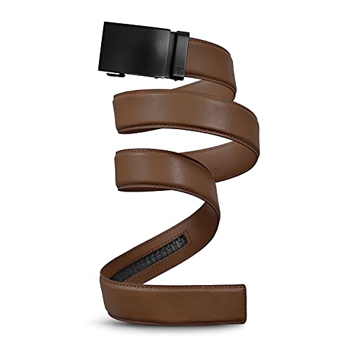 Mission Belt Men's Leather Ratchet Belt, 40mm Metal Collection