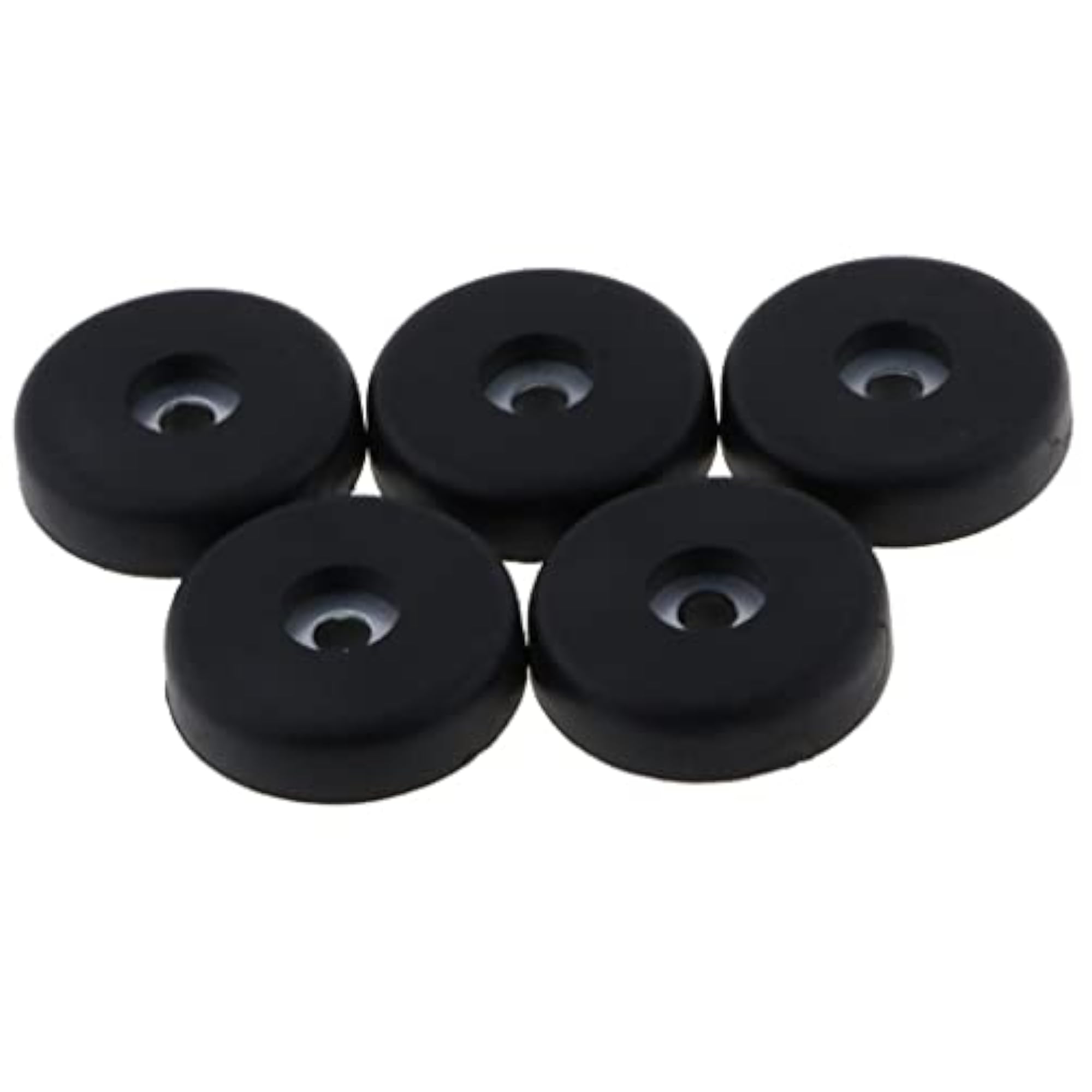 5pcs Round Black Bumpers Pads Rubber Feet, 40x10mm