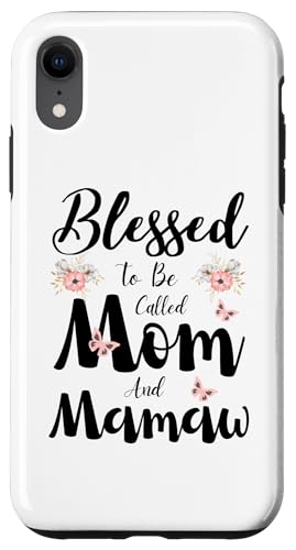 Blessed To Be Called Mom And Mamaw ԕ 킢 ̓ X}zP[X iPhone XR p