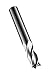 Dormer S90412.0 Shank End Mill, Cylindrical Shank, Bright Coating, HM, Head Diameter 12 mm, Shank Dia 12 mm, Flute Length 25 mm, Full Length 73 mm