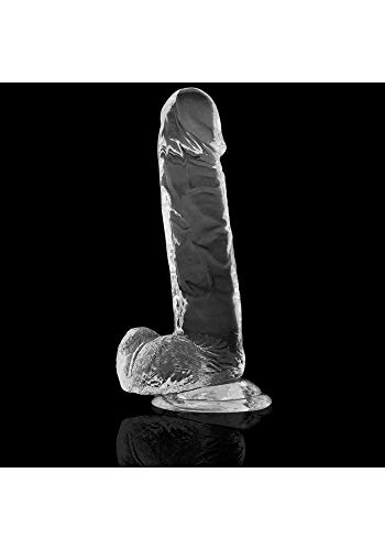 XRAY Clear Cock with Balls 20CM X 4.5CM