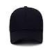 Generic Unisex Vintage Baseball Cap 100% Washed Cotton Soft Cap Adjustable Unconstructed Solid Baseball Hat Men Women, A01_black