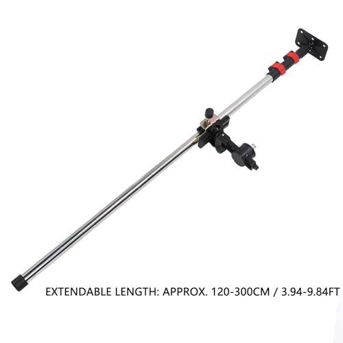 Varilla extensible de acero inoxidable con poste telescópico de nivel 4