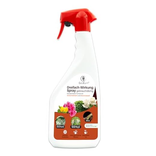 GebEarth® | Tripla Azione Spray per Piante 1L | Insetticida - Fungicida - Acaricida Naturale Pronto Uso a base di Equiseto e Ortica | Contrasta lo sviluppo di Insetti, Acari e Funghi.
