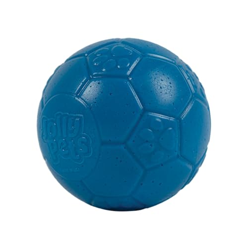 Jolly Pets Mini Jolly Soccer Ball Floating Bouncing Dog Toy 3 Ocean Blue