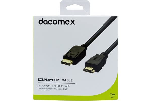 DACOMEX Cordon DisplayPort 1 1 vers HDMI 2m