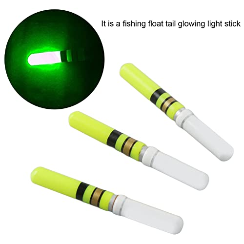Alomejor Boyas de Pesca LED de Cola Luminosa Brillante 3 Piezas Verde para Pesca Nocturna en Agua Dulce y Salada miniatura 5