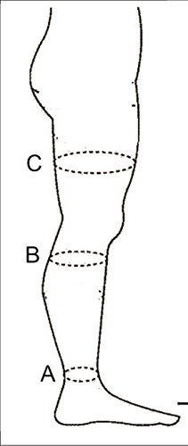 Image of Sira Medical Antiskid Varicose Veins Graduate Calibrated Compression Socks, Stocking Improve Blood Circulation, Varicose Vein, Swollen, Aching Legs, Pain Relief, Edema, Sore Legs, Compression Sleeve with Anti Slip, Grade-II, Unisex.