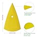 Contour Squeegee for Car Film Window Tinting Tool Go Corner Card Scraper Decal Sticker Foil Install Tool(Yellow mid)