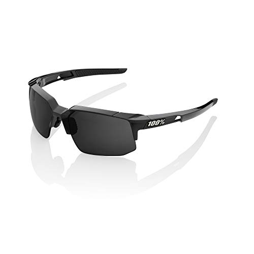 Gafas Bici 100% SPEEDCOUPE Polished Black/Grey PEAKPOLAR