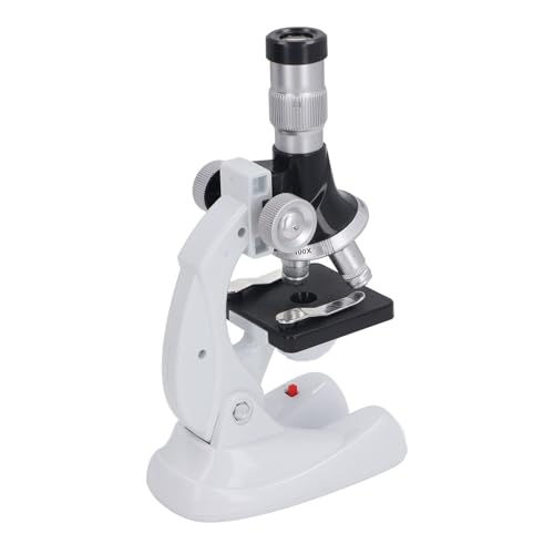 Microscopio Educativo Kit di per Bambini e Intuitivo 100x 600x 1200x per Esperienza di Insegnamento leggero