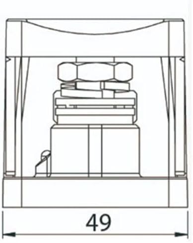 対応車種: ANL ラージ フォーク ボルト ヒューズ ボックス 1 イン 1 アウト ハイ 電流 ハイ パワー 200A ヒューズ