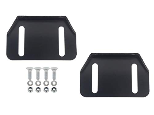 Cnfaner 784-5580 Slide Skid Shoes Set for Cub Cadet MTD Troy Bilt Storm Craftsman Snowblower 784-5580 784-5580-0637 Set of 2 with Mounting Hardware
