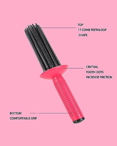 Peine rizado para peinado y styling portátil miniatura 2