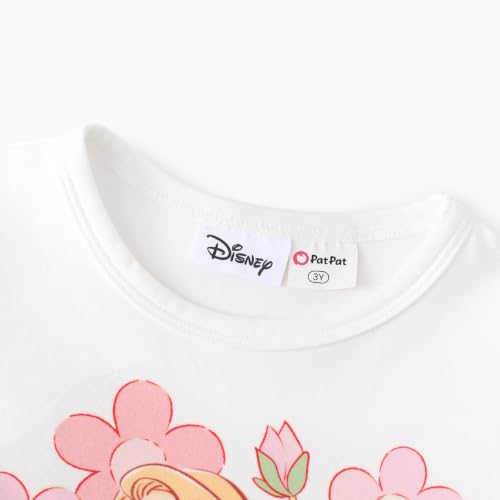 Image of Disney Girls Outfits Long Sleeve Lightweight Shirt +Leggings Clothing Sets