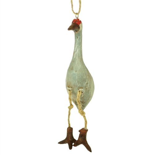 Midwest Bird Lovers' Gift: Nebraska Sandhill Crane Ornament by Bert Anderson Collection