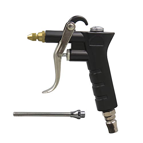 KKmoon Air Blow Gun Red Plastic Handle Angled Bent Nozzle Air Duster Blow