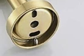 Housler® Brushed Brass Round Bathroom Accessories (Gold) (Round double Robe hook) - Image 2