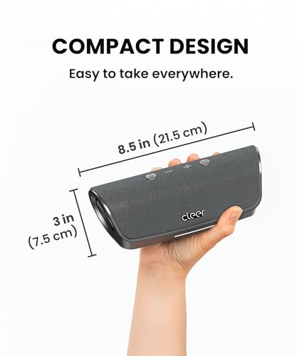 Cleer Scene Wireless Bluetooth Speaker, Grey - image 3