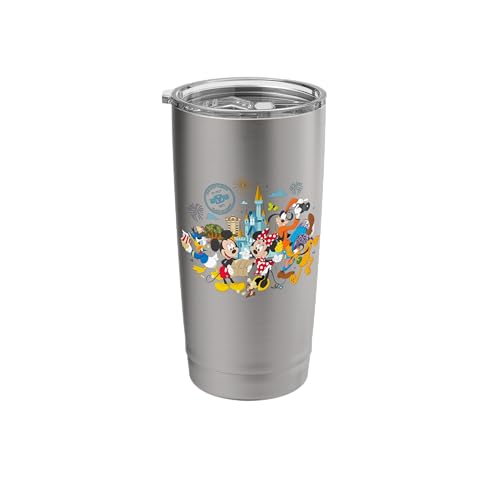 Walt Disney World 50th Anniversary Mickey and Friends Insulated Tumbler