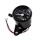 ideamall バイク スピードメーター メーター ステー付き 汎用 トリップメーター インジケーター 取付簡単