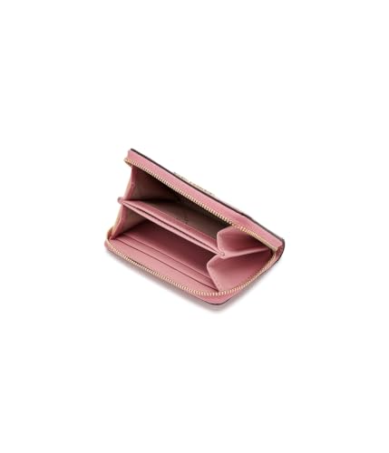 Image of Michael Kors, Womens, Jet Set Small Zip Around Card Case, Primrose, One Size